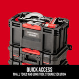 TRADESTACK System 21.45-in W x 10.59-in H x 13.38-in D Multiple Colors/Finishes Structural Foam Tool Box CMST21409