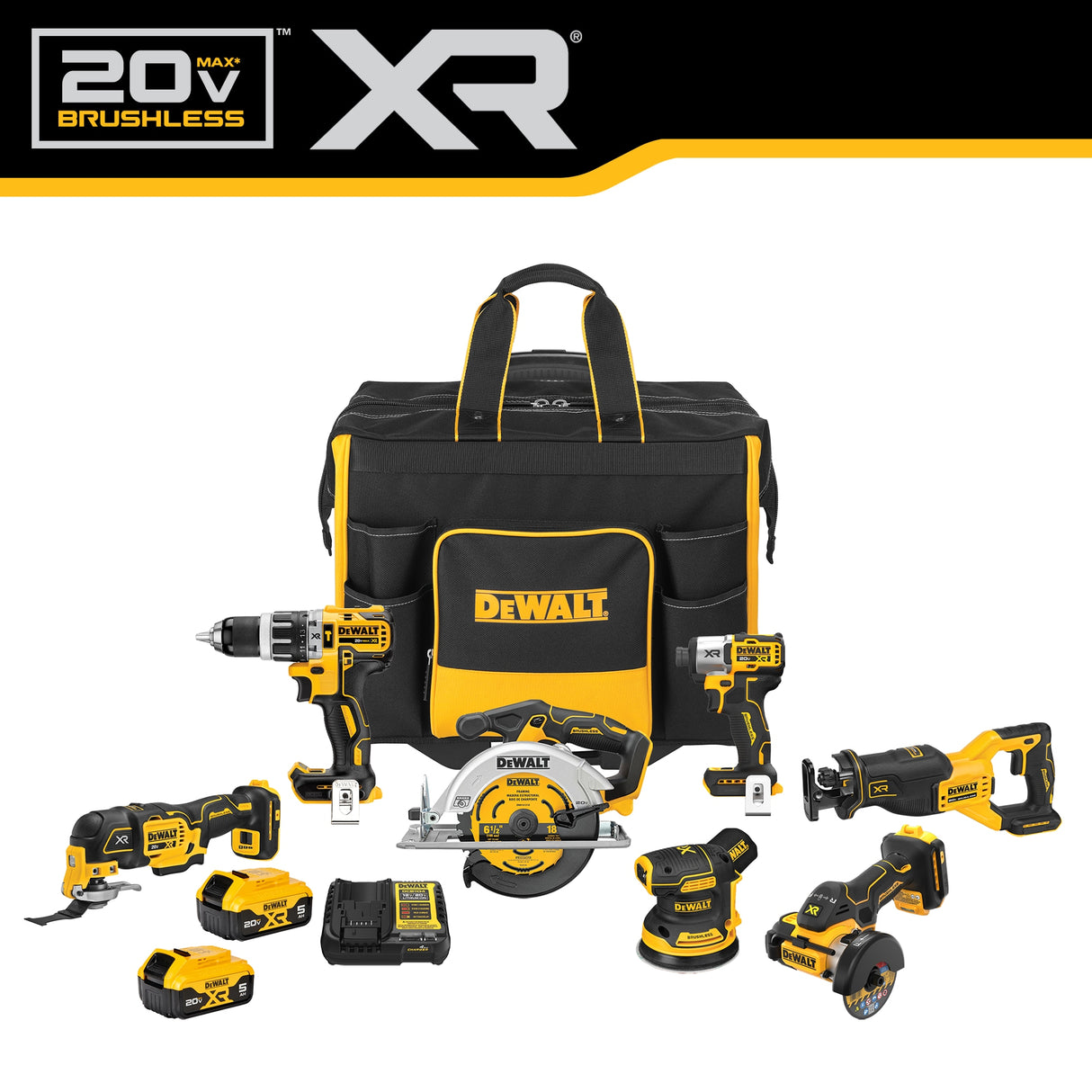 20V MAX XR 7-Tool Combo Kit DCKSS730P2