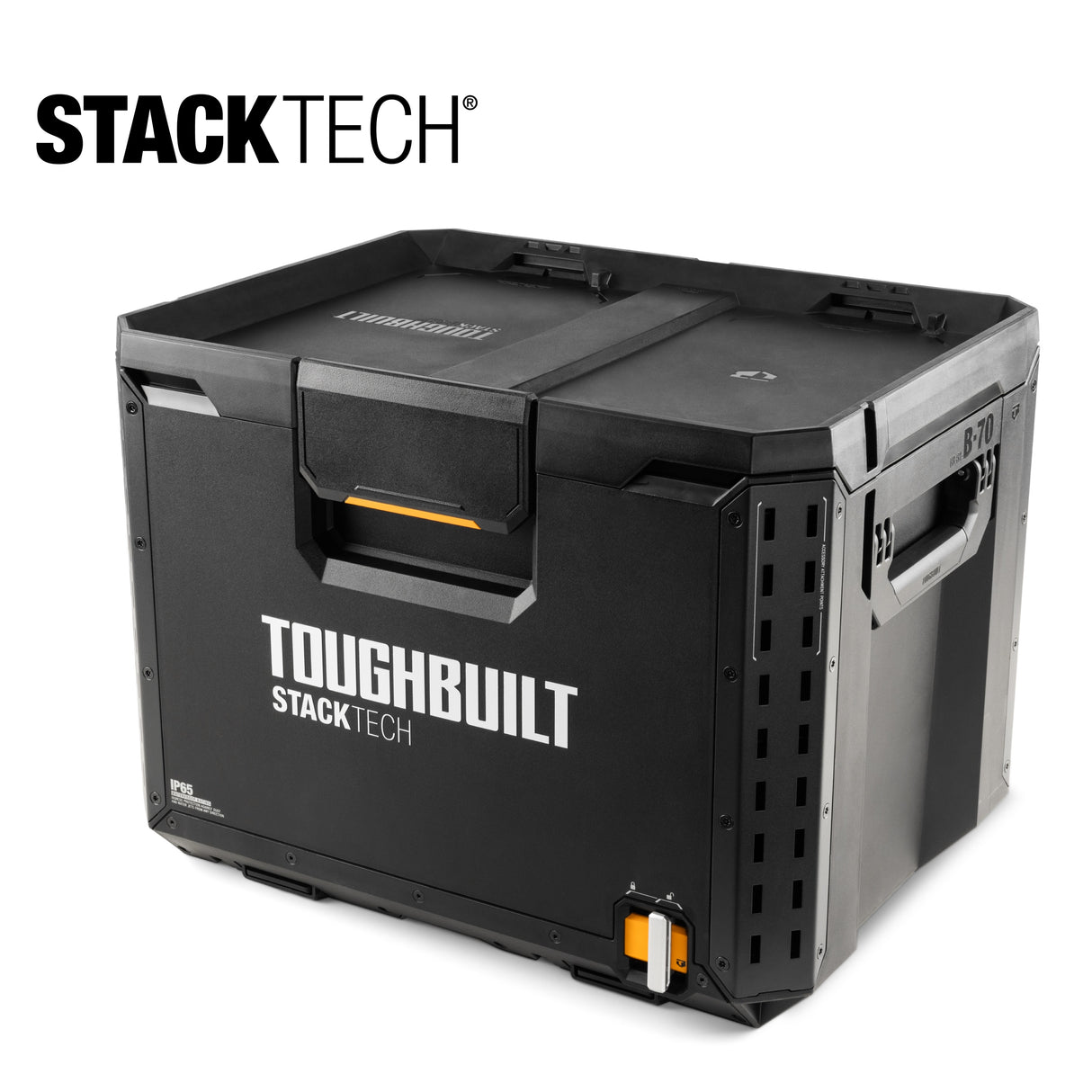 STACKTECH XL 21-in W x 15.6-in H x 16-in D Black Plastic/Metal Tool Box TB-B1-B-70