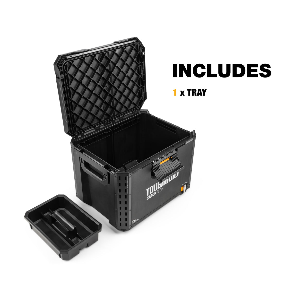 STACKTECH XL 21-in W x 15.6-in H x 16-in D Black Plastic/Metal Tool Box TB-B1-B-70