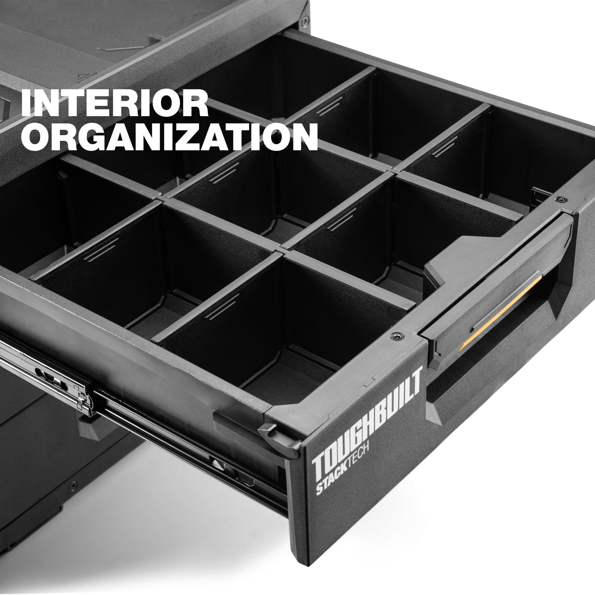 STACKTECH XL 21-in W x 15.6-in H x 16-in D 3-Drawer Black Plastic/Metal Tool Box TB-B1-D-70-3