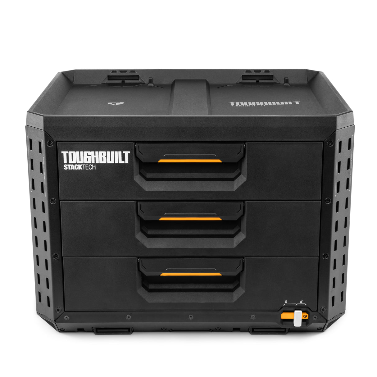 STACKTECH XL 21-in W x 15.6-in H x 16-in D 3-Drawer Black Plastic/Metal Tool Box TB-B1-D-70-3