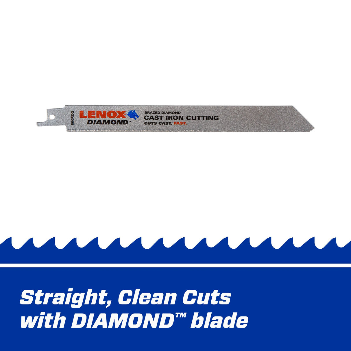 Diamond Grit 8-in Grit Wood/Metal Cutting Reciprocating Saw Blade ES-10833