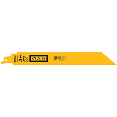 Bi-metal 9-in 18 Metal Cutting Reciprocating Saw Blade (5-Pack) DEW-DWAR9118