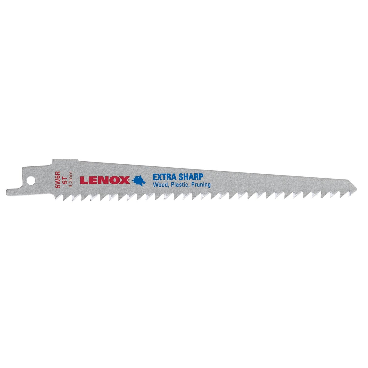 Bi-metal 6-in 6 Tpi-TPI Wood Cutting Reciprocating Saw Blade (5-Pack) LEN-121016W6R