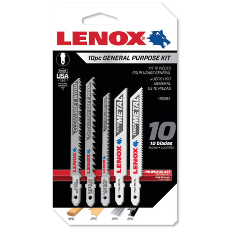 Set T-shank Bi-metal Blade Set (10-Pack) LEN-1970981