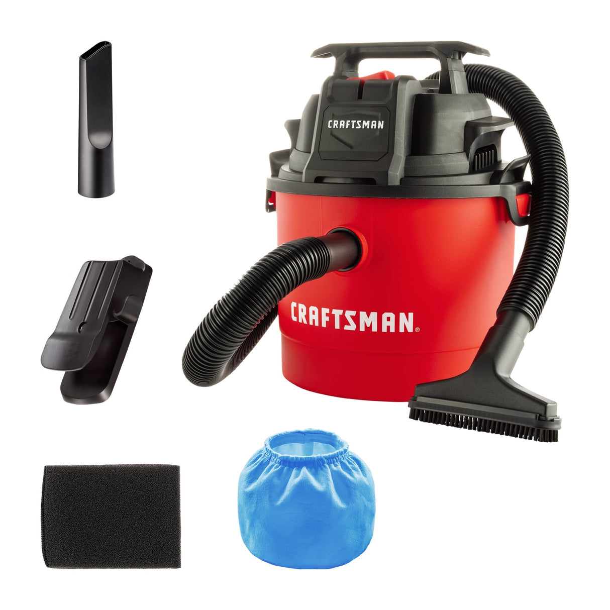 2.5-Gallons 2-HP Corded Wet/Dry Shop Vacuum with Accessories Included CMXEVCVVOMCM205