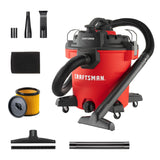 Detachable Blower 12-Gallons 6-HP Corded Wet/Dry Shop Vacuum with Accessories Included CMXEVCVVBVCM12