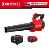 V20 Brushless RP 20-volt Max 410-CFM 110-MPH Battery Handheld Leaf Blower 5 Ah (Battery and Charger Included) CMCBL730P1