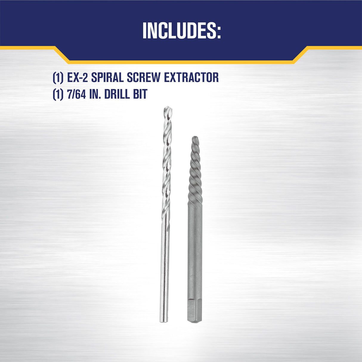 Hanson 2-Pack Carbon Steel 2-3/8-in Screw Extractor 53702