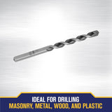 Multi-material 3/8-in x 5-1/2-in Carbide Masonry Drill Bit for Rotary Drill 1792769