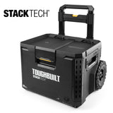 STACKTECH 22.3-in W x 26-in H x 19.7-in D Black Plastic/Metal Rolling Tool Box TB-B1-B-70R