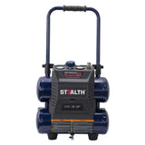 Quiet Tech 4.5-Gallon Portable Electric 150 PSI Twin Stack Quiet Air Compressor SAQ-1413