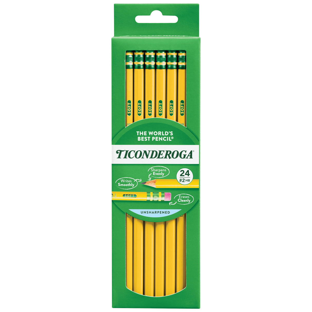 Wood case pencil 24-Pack 7 Mm Yellow Pencil 13924