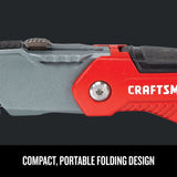 3/4-in 3-Blade Folding Retractable Utility Knife CMHT10932