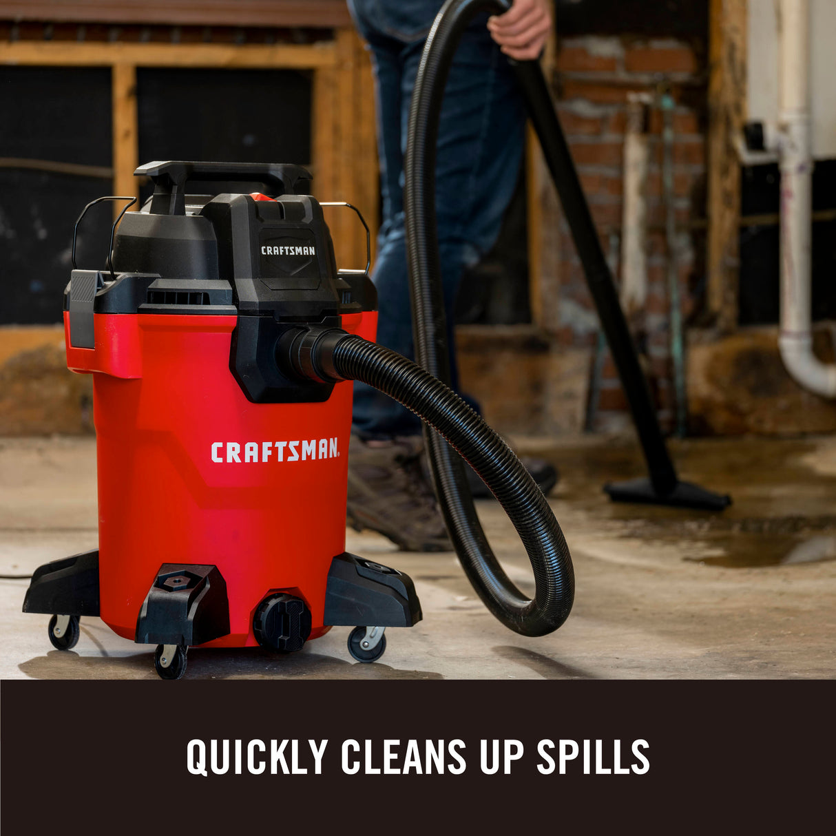 8-Gallons 3.5-HP Corded Wet/Dry Shop Vacuum with Accessories Included CMXEVCVVCM811