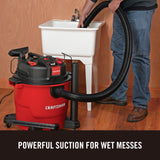 12-Gallons 5.5-HP Corded Wet/Dry Shop Vacuum with Accessories Included CMXEVCVVJH1211