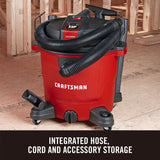 12-Gallons 5.5-HP Corded Wet/Dry Shop Vacuum with Accessories Included CMXEVCVVJH1211