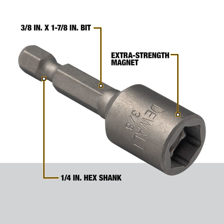 3/8-in x 1-7/8-in Hex Nut Driver DW2220  Z