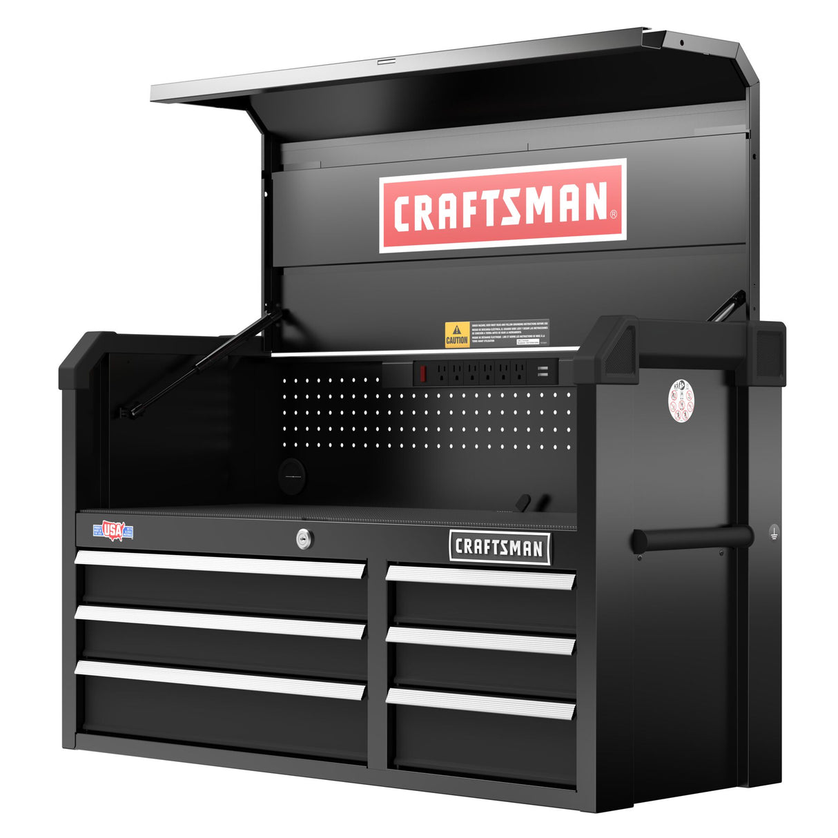 2000 Series 40.5-in W x 24.7-in H 6-Drawer Steel Tool Chest (Black) CMST98269BK