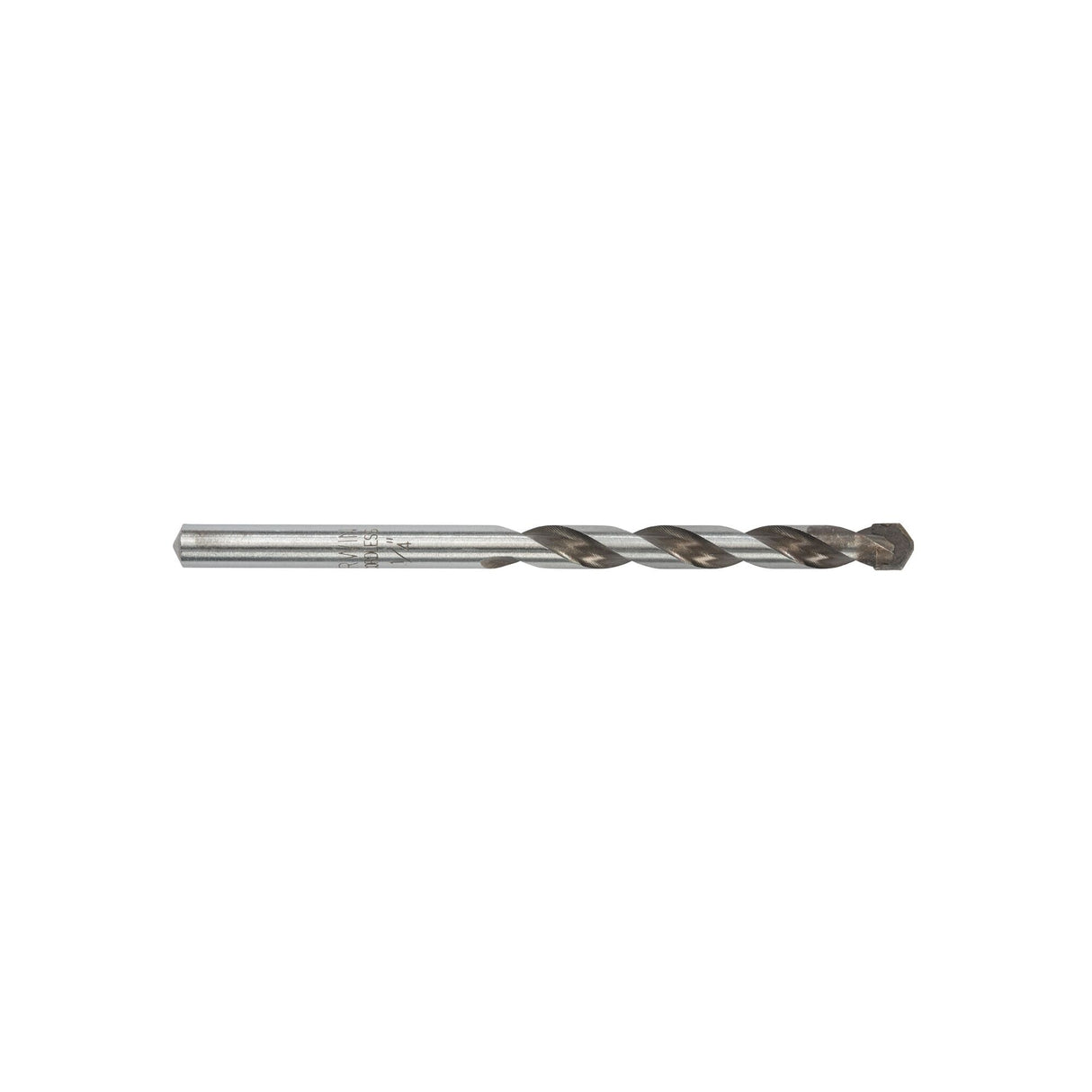 Multi-Material 1/4-in x 4-in Carbide Masonry Drill Bit for Rotary Drill 4935108