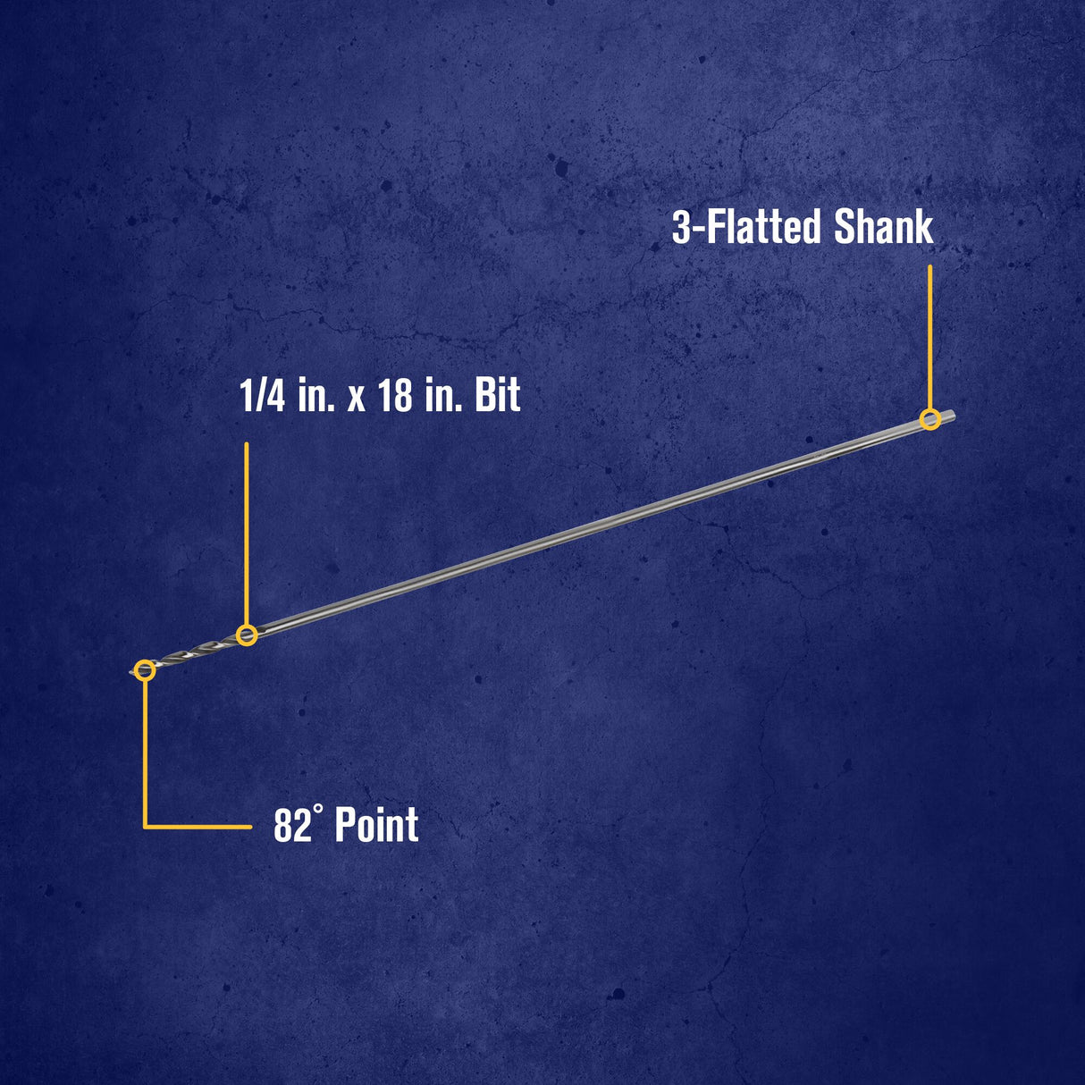 1/4-in x 18-in Woodboring Installer Drill Bit 1890707