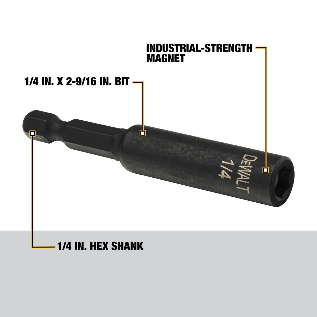 1/4-in x 2-9/16-in Hex Nut Driver DW2221IR  G