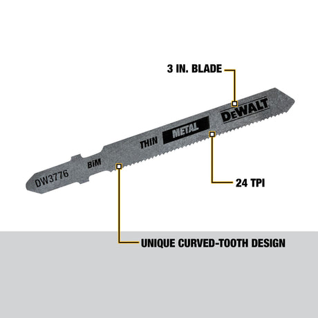 3-in T-shank Bi-metal Blade (2-Pack) DEW-DW3776H-2