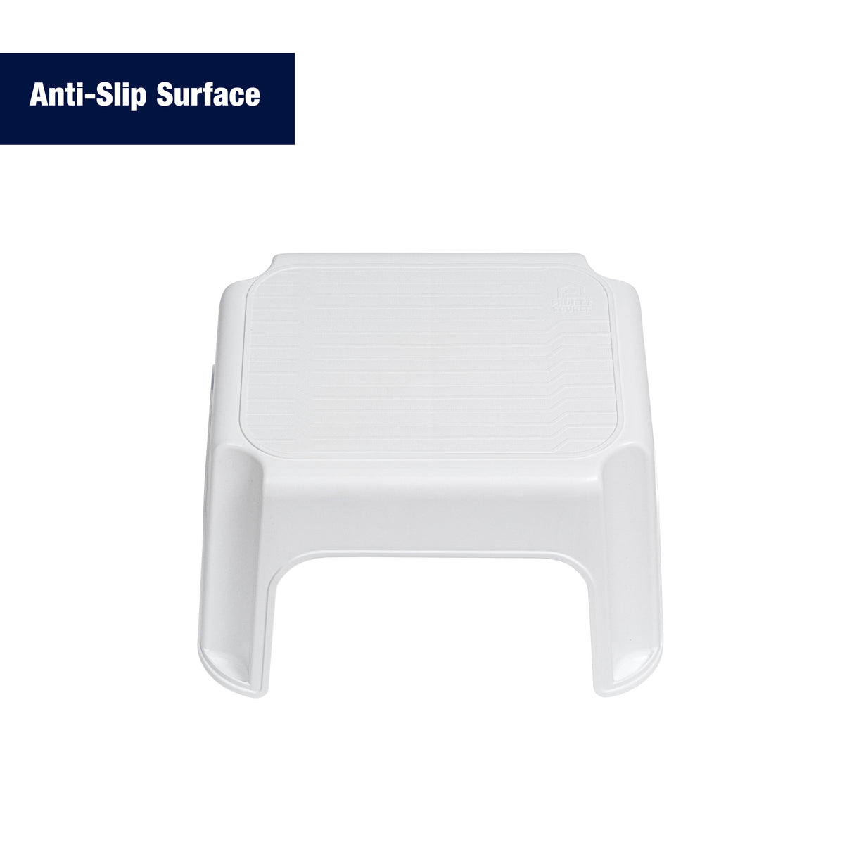 1-Step 300-lb Capacity White Plastic Step Stool 59018