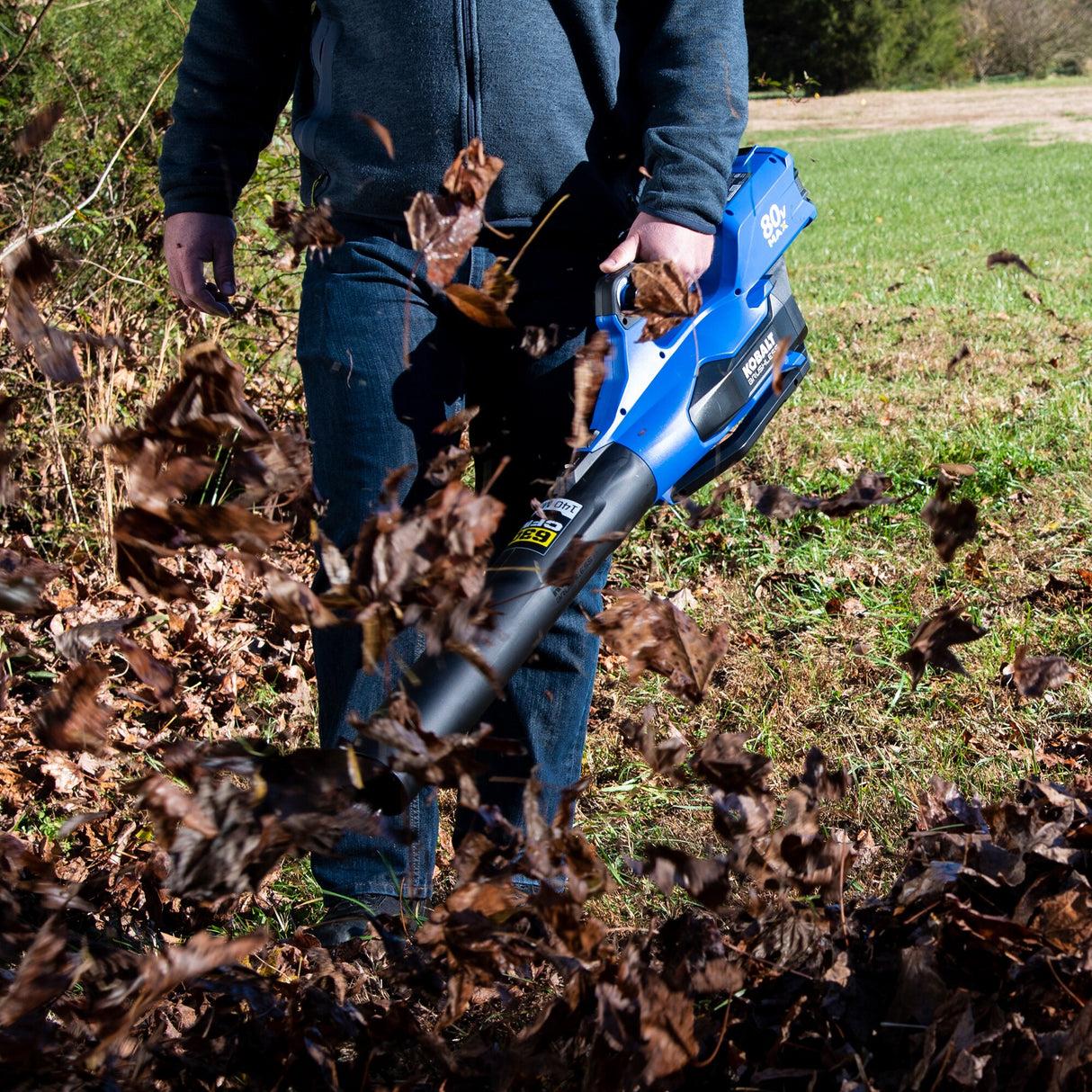 80-volt 630-CFM 140-MPH Battery Handheld Leaf Blower 4 Ah (Battery and Charger Included) KHB 4080-06