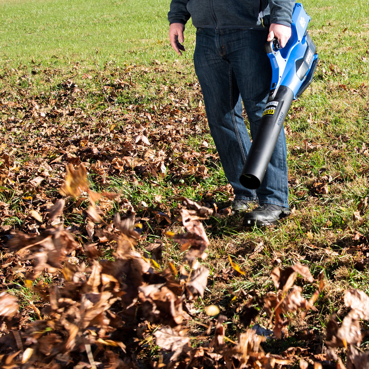 80-volt Cordless Battery String Trimmer and Leaf Blower Combo Kit 2.5 Ah (Battery & Charger Included) KOC 0380-06