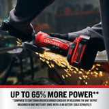 V20 RP 4.5-in 20-volt Max Paddle Switch Brushless Cordless Angle Grinder (Tool Only) CMCG451B