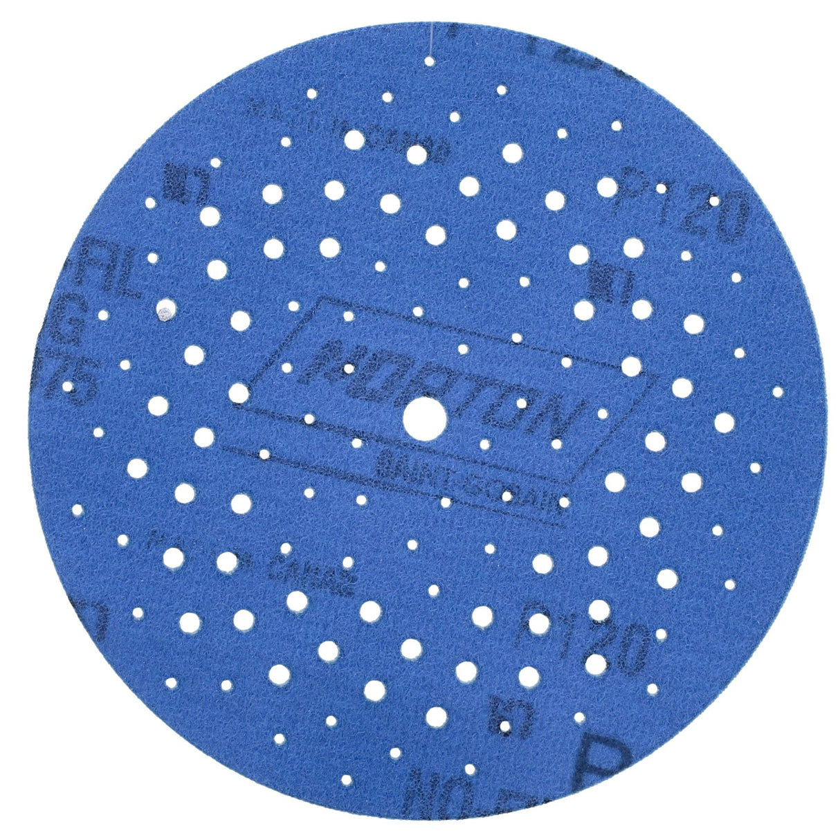 5 5/8 Hole Hook & Loop 3X 120-Grit Sandpaper Discs - Ceramic Alumina - Commercial Durability NOR-7660703221