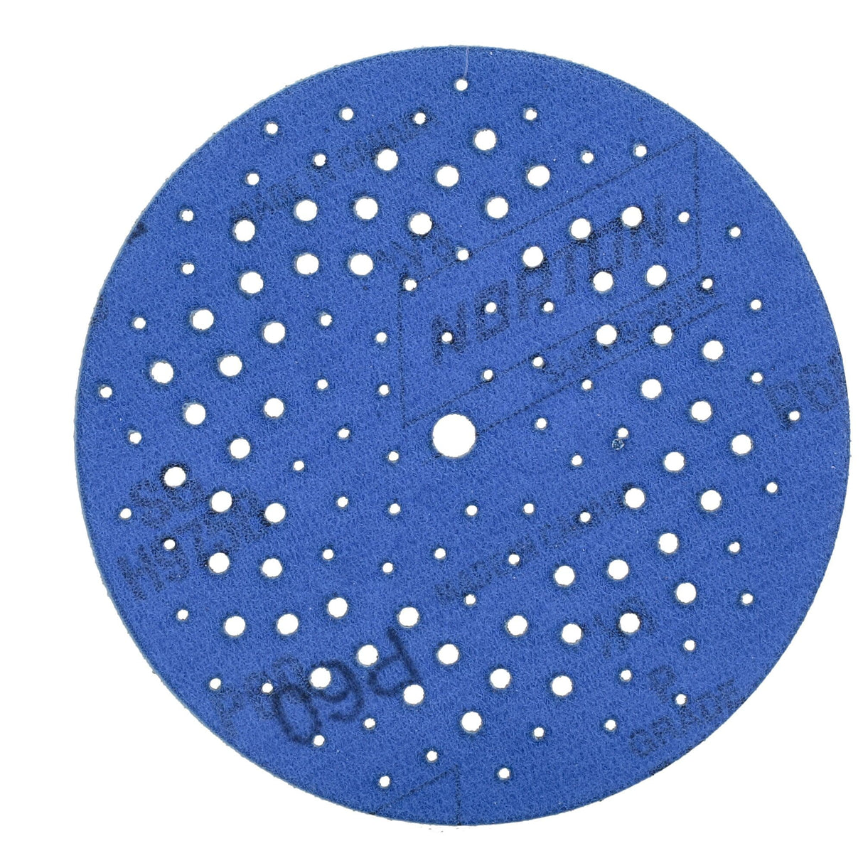 5 5/8 Hole Hook & Loop 3X 60-Grit Sandpaper Discs - Commercial Grade Ceramic Alumina Abrasive NOR-7660703224