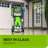 2700 PSI 2.3-GPMs Cold Water Electric Pressure Washer with 5 Spray Tips GPW2700