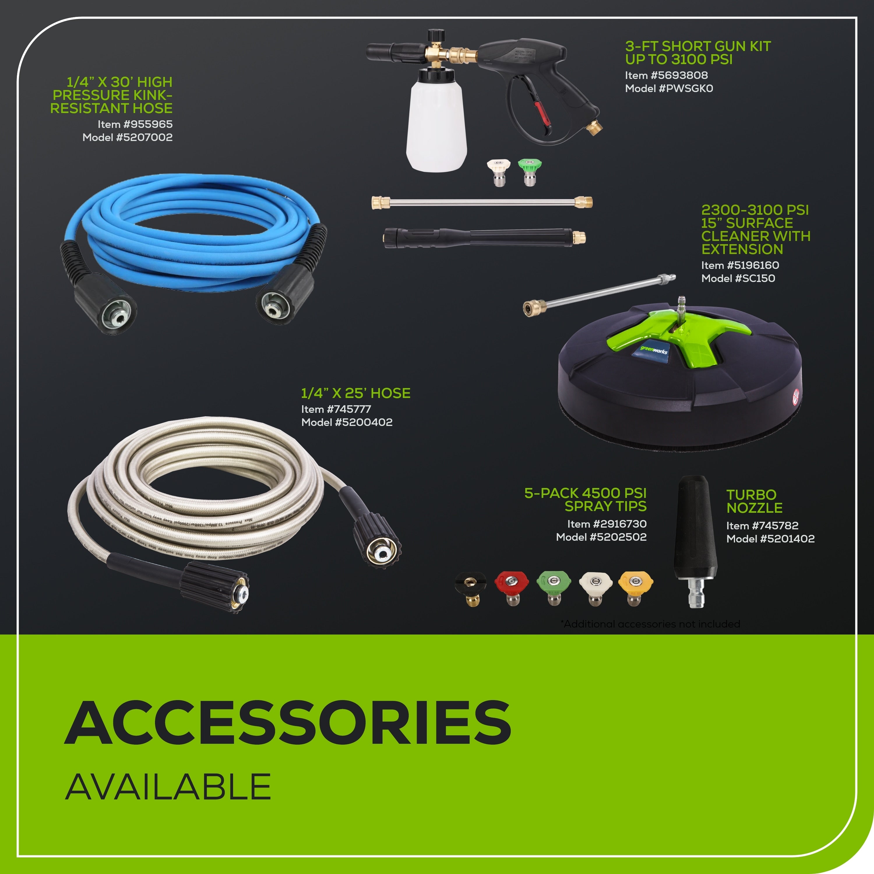 2700 PSI 2.3-GPMs Cold Water Electric Pressure Washer with 5 Spray