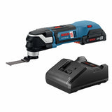 Starlock 18-volt Cordless Brushless Variable 3-Piece Oscillating Multi-Tool Kit (1-Battery Included) GOP18V-28N12