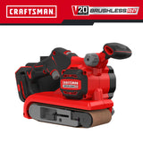 V20 RP 20-Volt Brushless Cordless Variable Belt Sander with Dust Management (Bare Tool) CMCW223B