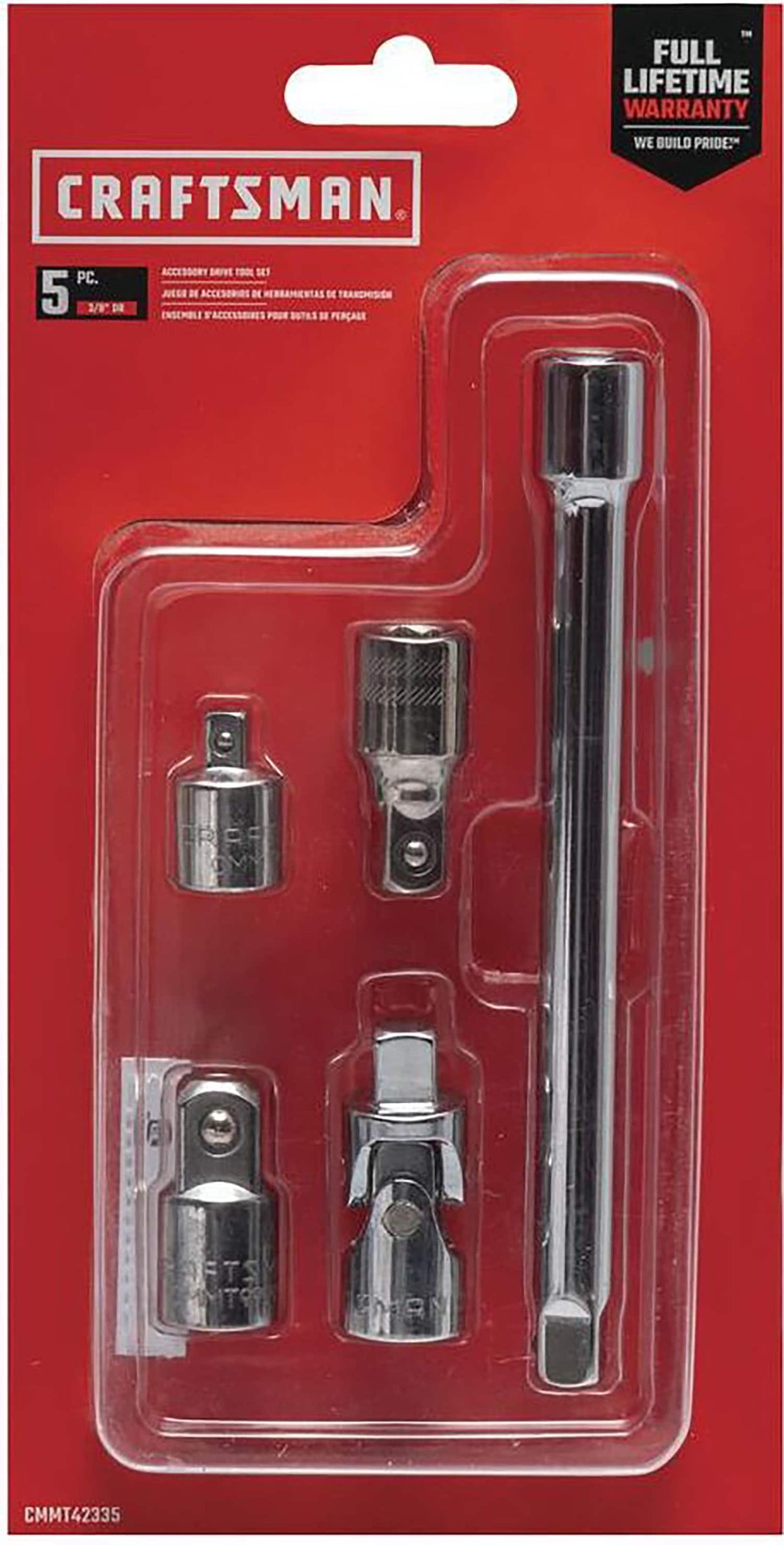 5-Piece 3/8-in Drive Accessory Set CMMT42335