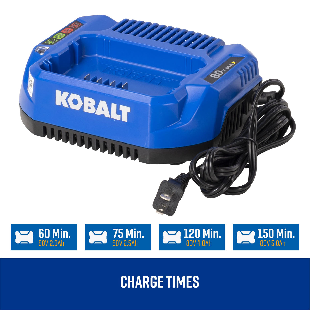 80-volt 630-CFM 140-MPH Battery Handheld Leaf Blower 2.5 Ah (Battery and Charger Included) KHB 2580-06