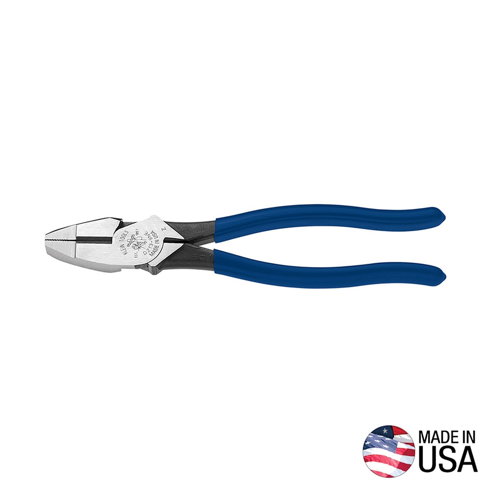 New England Nose 9-in Electrical Lineman Pliers with Wire Cutter D2139NEG