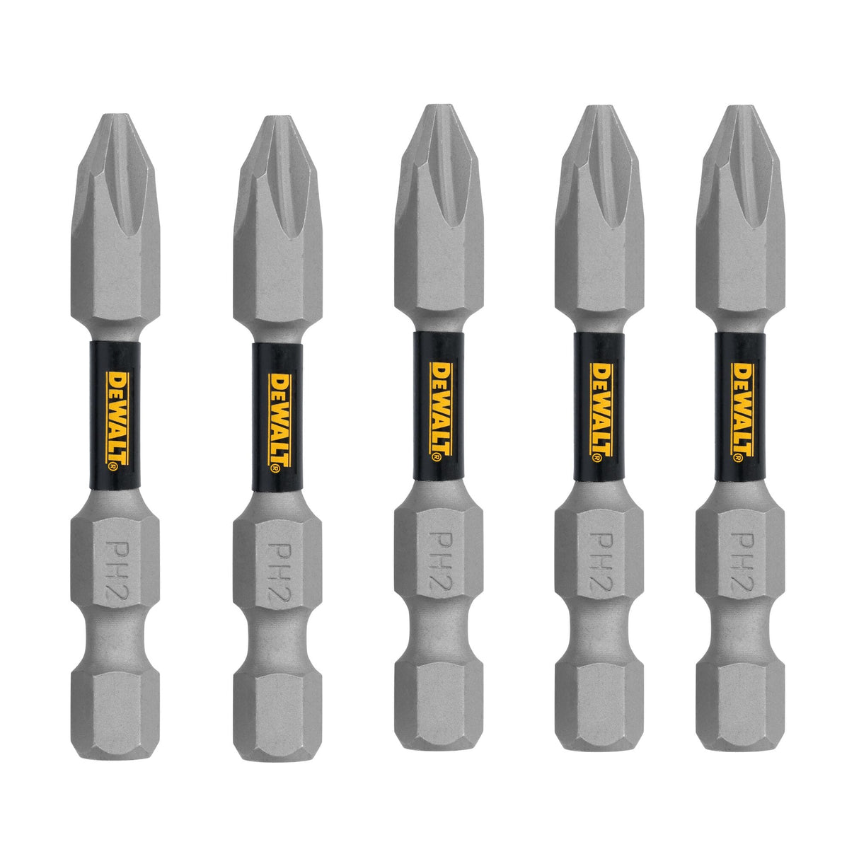 TOUGH GRIP 2-in #2 Phillips Screwdriver Bit (5-Piece) DWAF2PH2TG5