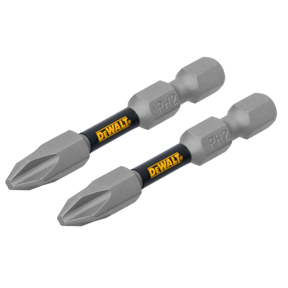 TOUGH GRIP 2-in #2 Phillips Screwdriver Bit (2-Piece) DWAF2PH2TG2