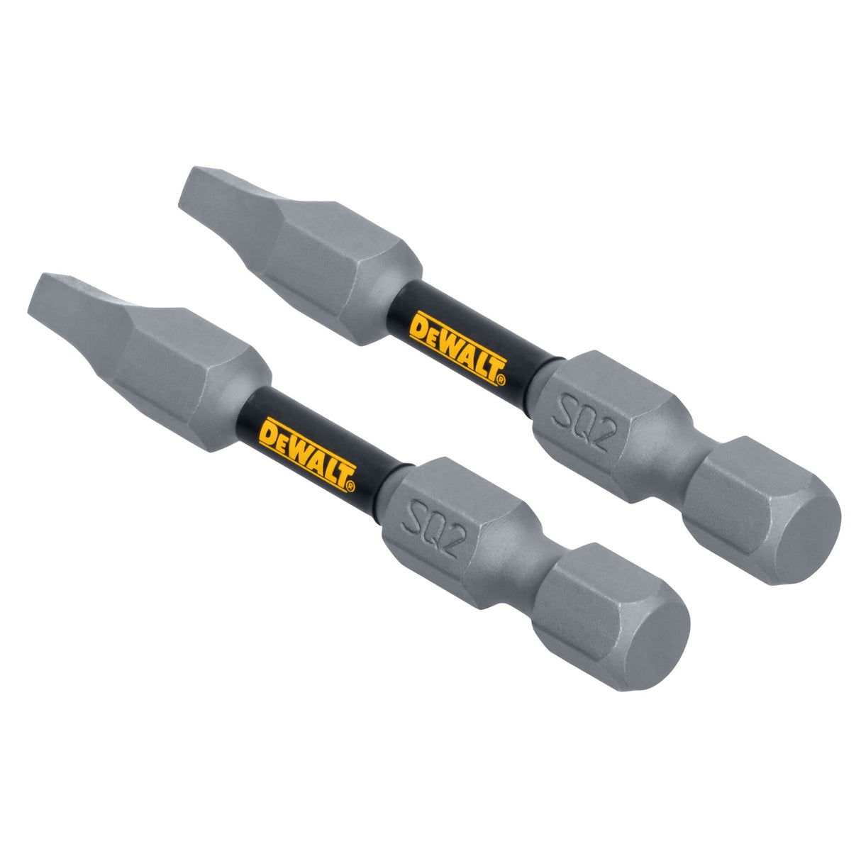 TOUGH GRIP 2-in #2 Square/Robertson Screwdriver Bit (2-Piece) DWAF2SQ2TG2