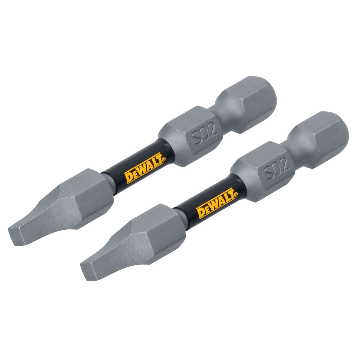 TOUGH GRIP 2-in #2 Square/Robertson Screwdriver Bit (2-Piece) DWAF2SQ2TG2