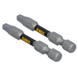 TOUGH GRIP 2-in #3 Square/Robertson Screwdriver Bit (2-Piece) DWAF2SQ3TG2