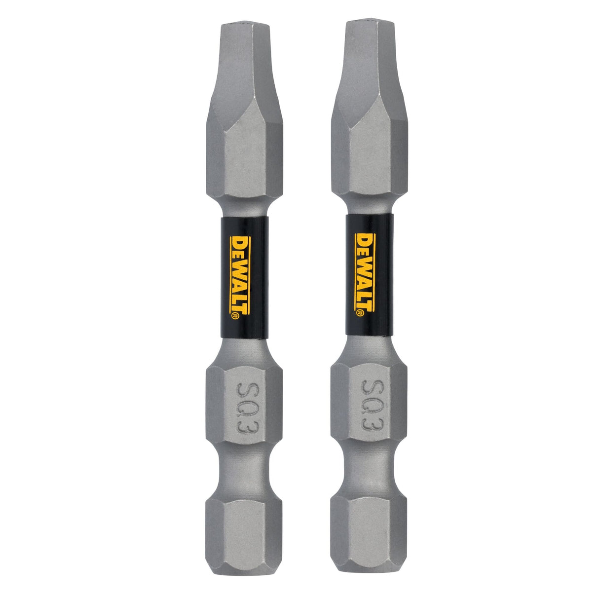 TOUGH GRIP 2-in #3 Square/Robertson Screwdriver Bit (2-Piece) DWAF2SQ3TG2