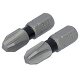 TOUGH GRIP 1-in #3 Phillips Screwdriver Bit (2-Piece) DWAF1PH3TG2