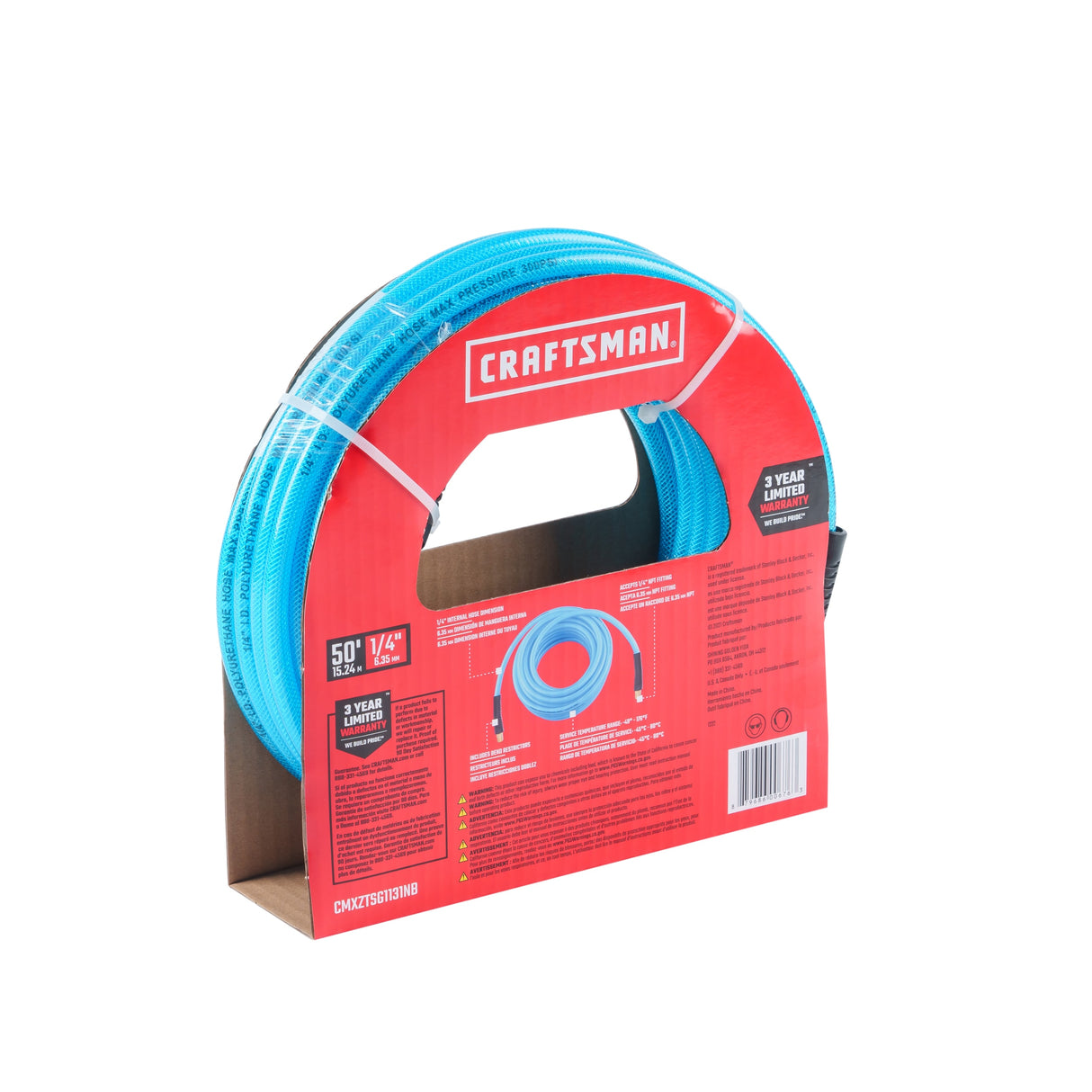 Craftsman 1/4-in x 50' Polyurethane Hose CMXZTSG1131NB