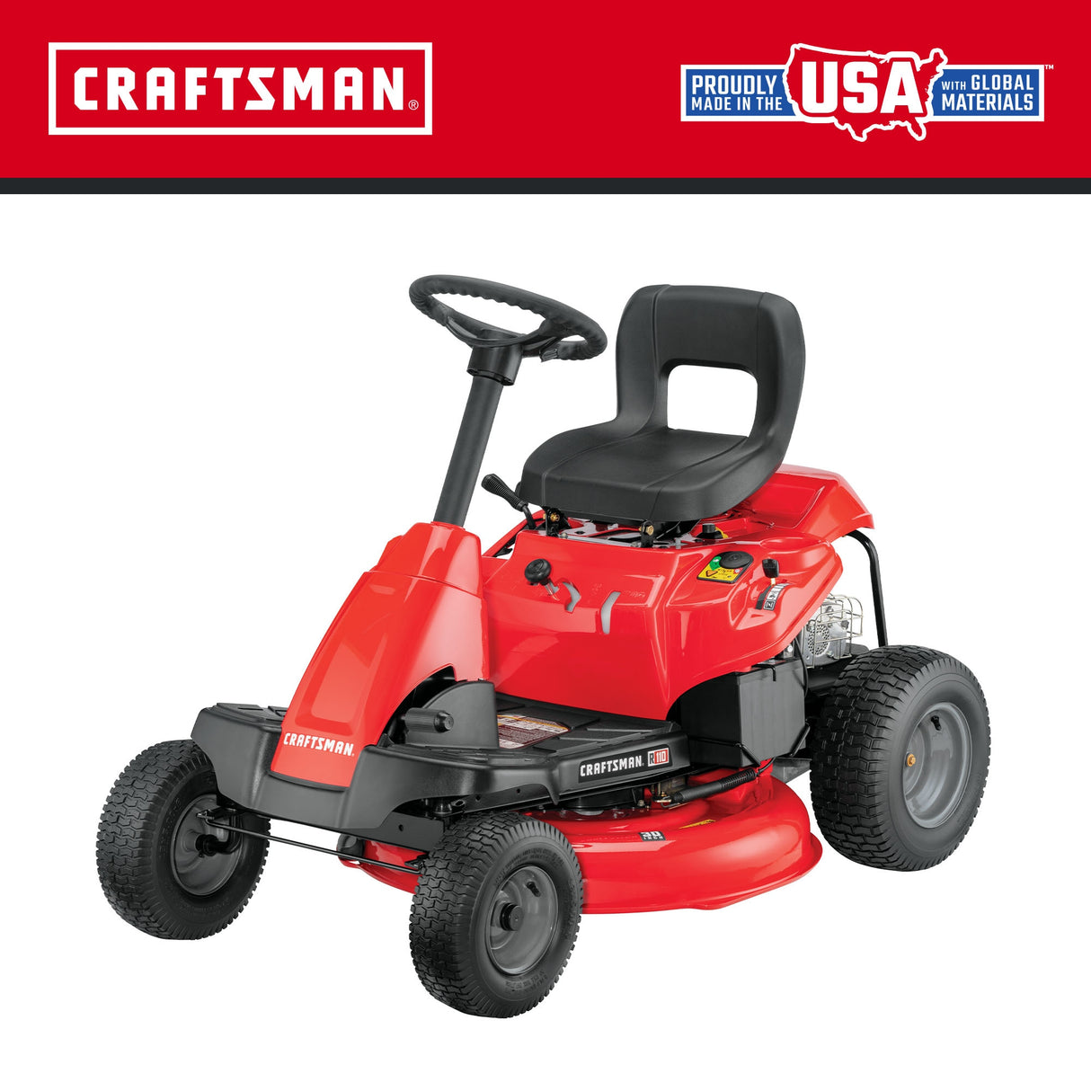 R110 30-in 10.5-HP Gas Riding Lawn Mower CMXGRAM1130035